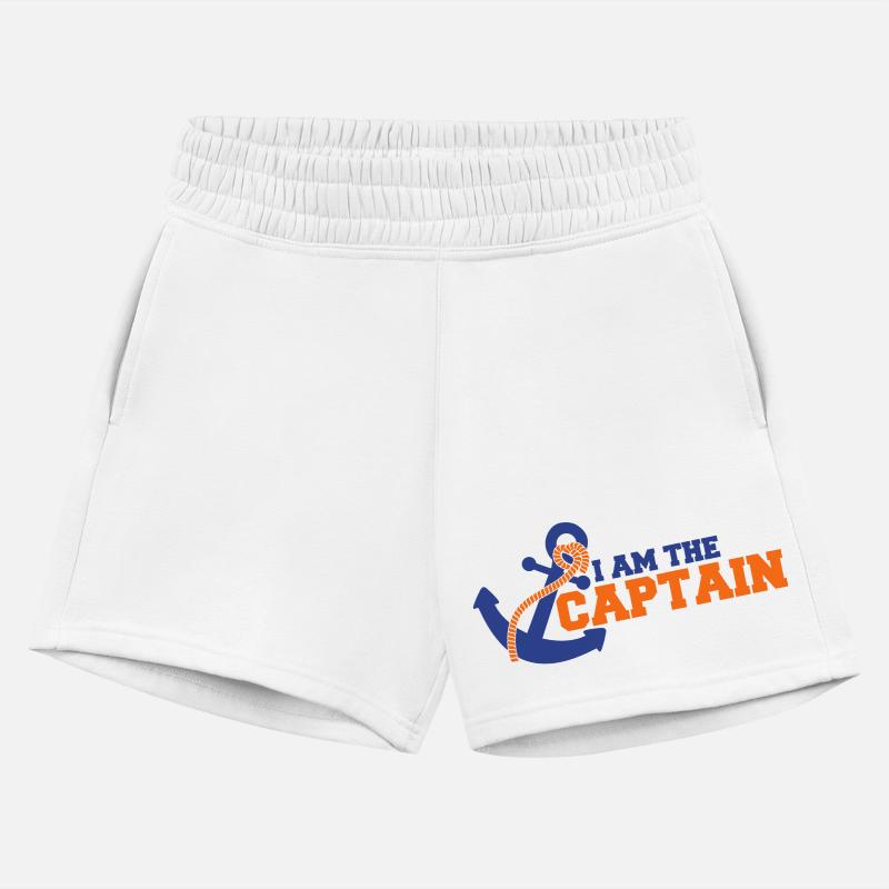 I Am The Captain Anchor Crew Saying Text Quote Fun