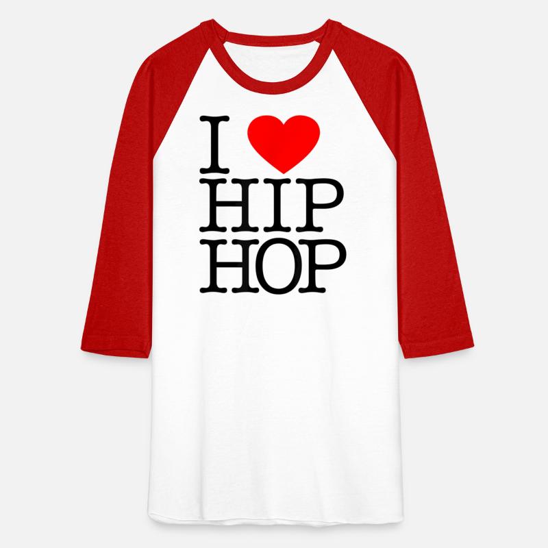 I Love Hip Hop Heart Rap and Hip Hop Fan T Shirt