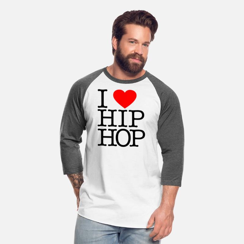 I Love Hip Hop Heart Rap and Hip Hop Fan T Shirt