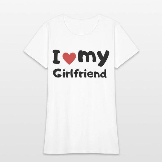 I Love My Girlfriend Tee: Affection, Devotion, Rom