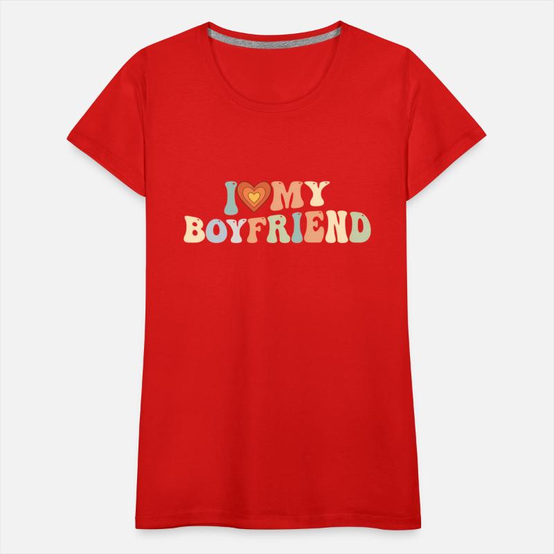 I Love Myfriend Groovy I Red Heart Myfriend Bf