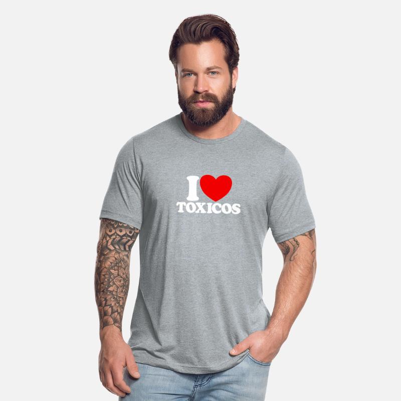 I Love Toxicos Red Heart Toxic Latino Women's