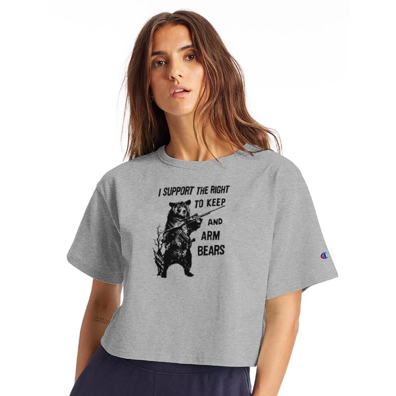 I Support The Right To Arm Bears T Shirt Funny