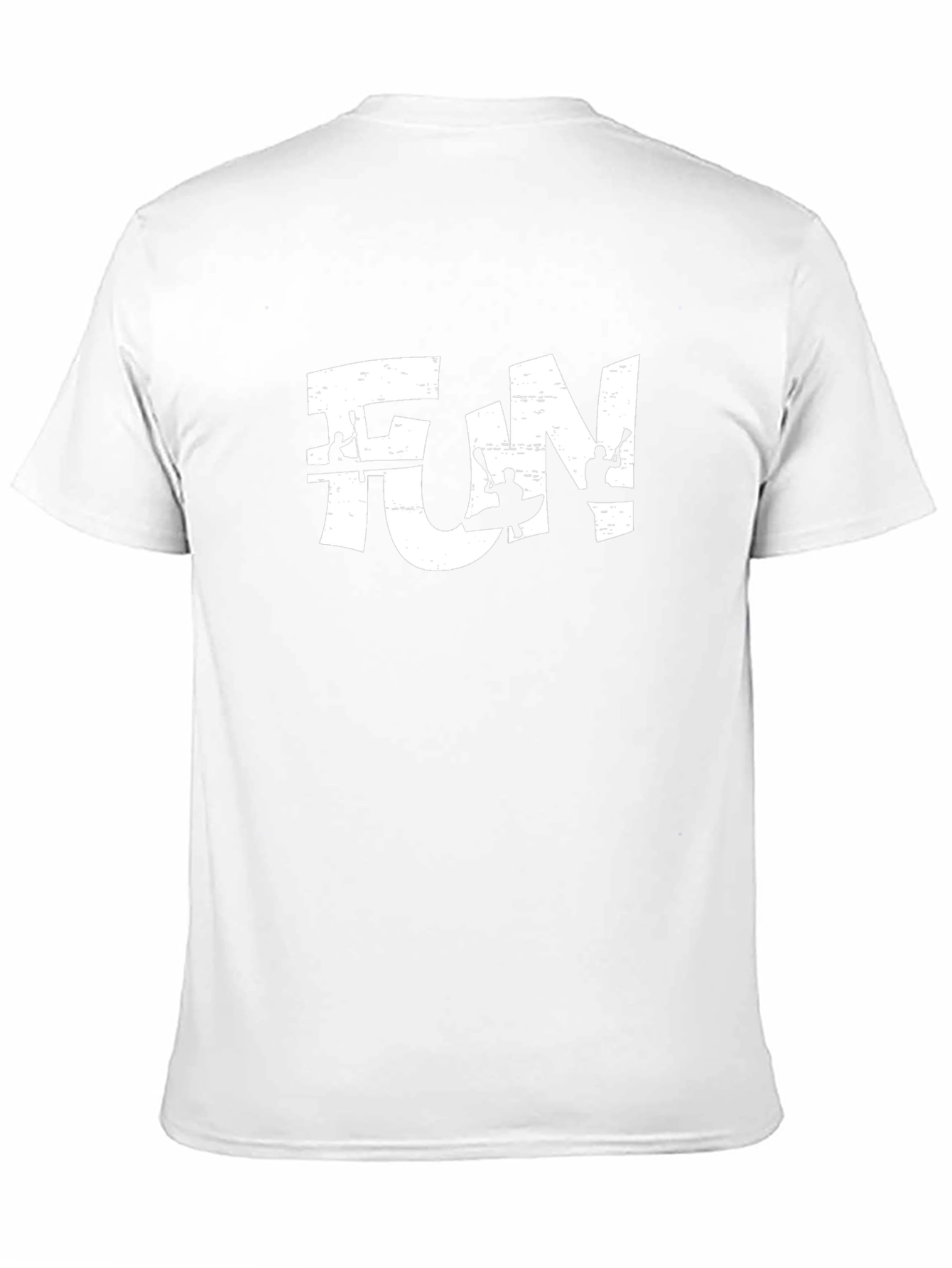 Fun Kayak T-Shirt - Black Crew Neck Tee