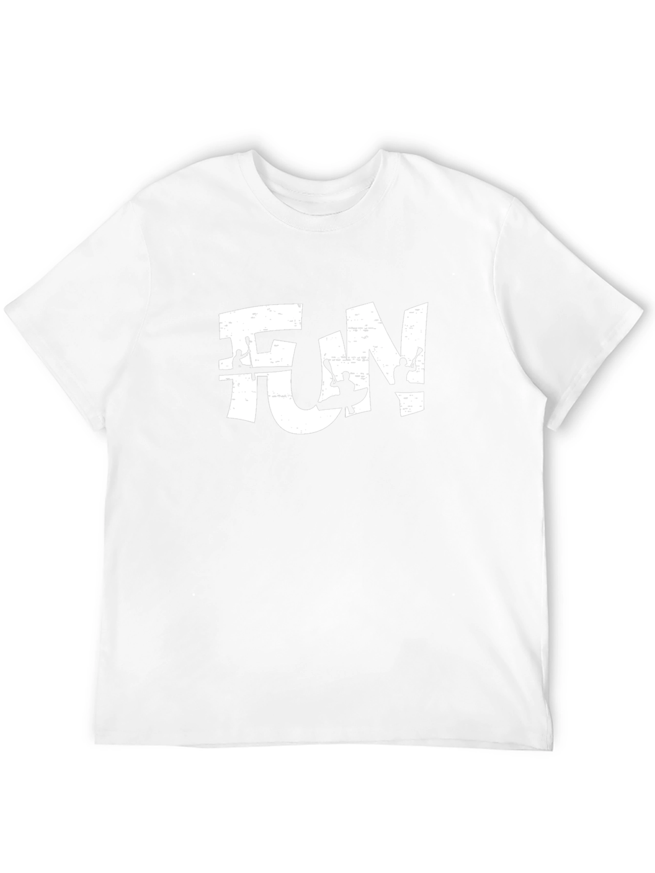 Fun Kayak T-Shirt - Black Crew Neck Tee