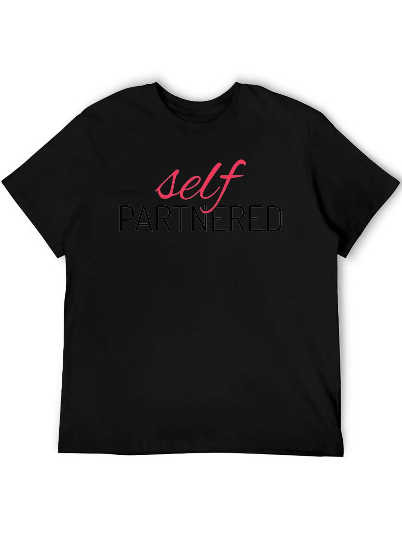 Self Partnered Graphic Tee - Unisex Black T-Shirt