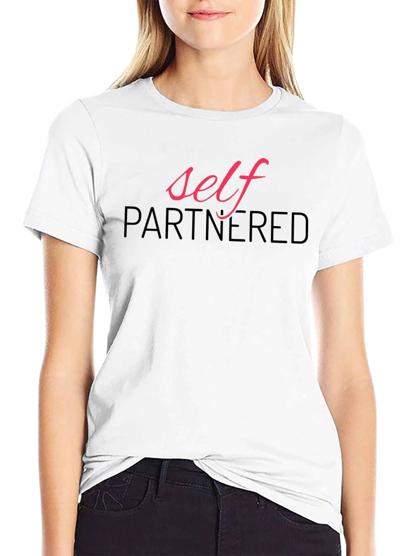 Self Partnered Graphic Tee - Unisex Black T-Shirt