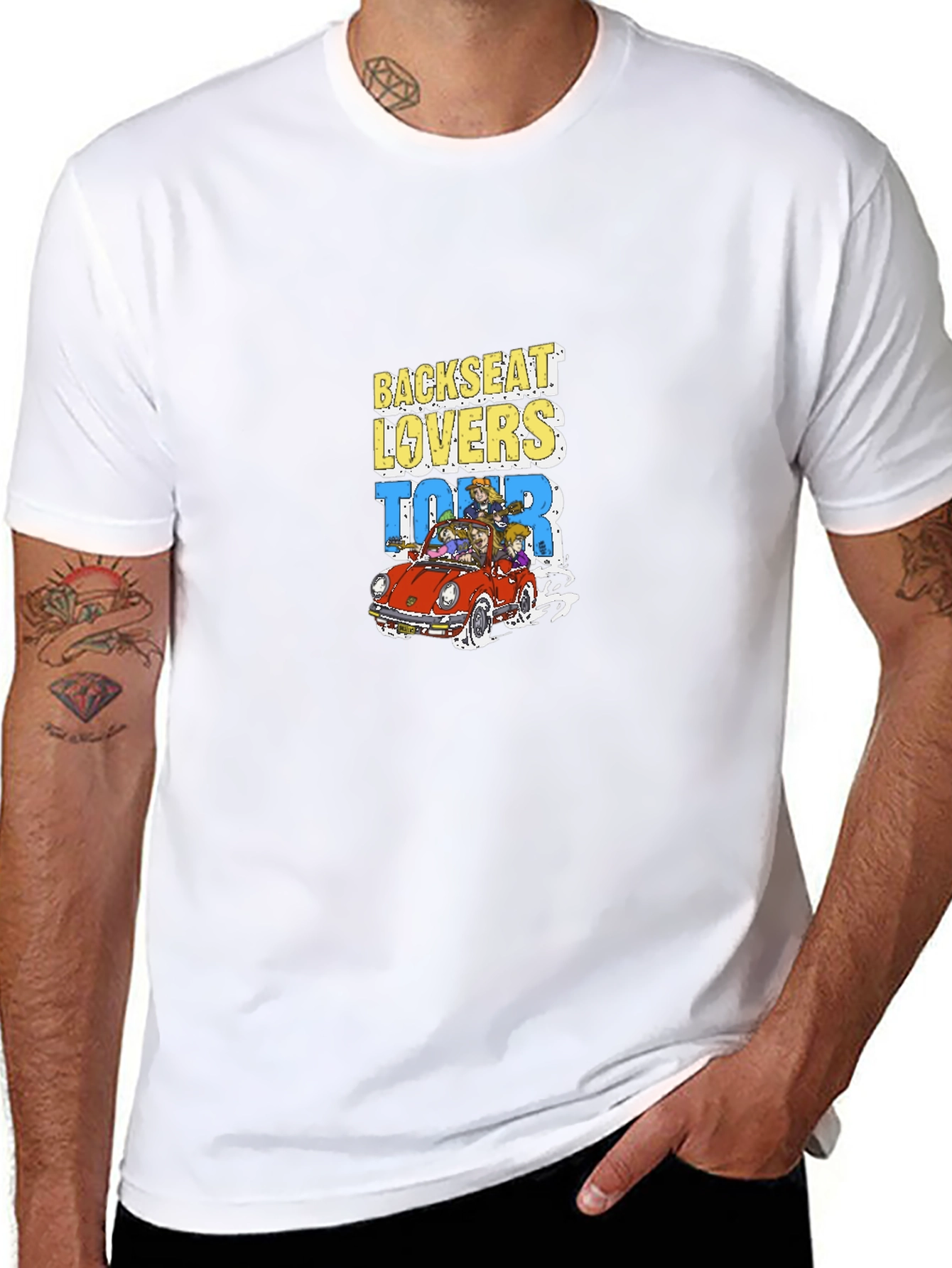 Backseat Lovers Tour T-Shirt Black