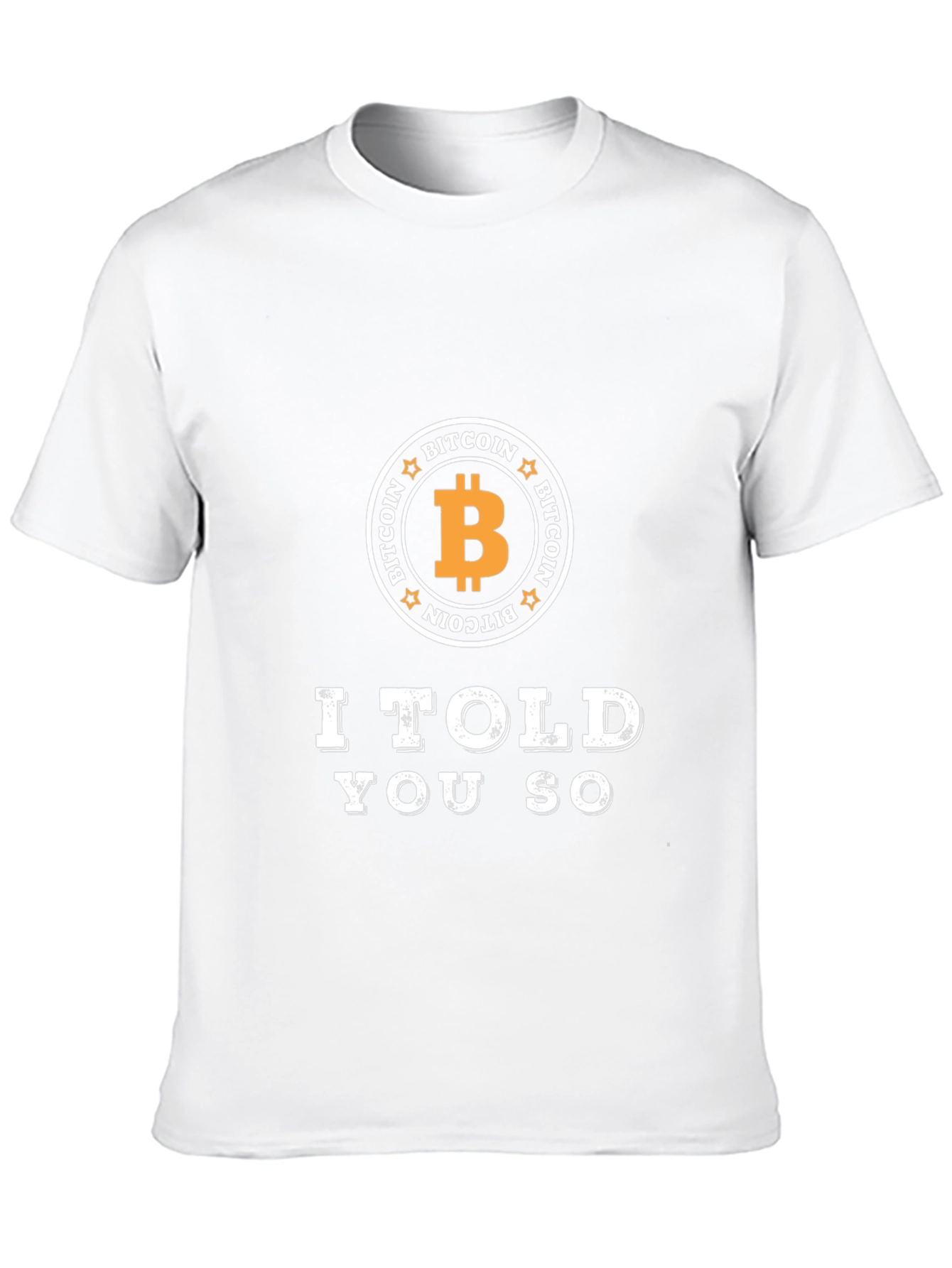 Bitcoin I Told You So Black Graphic T-Shirt