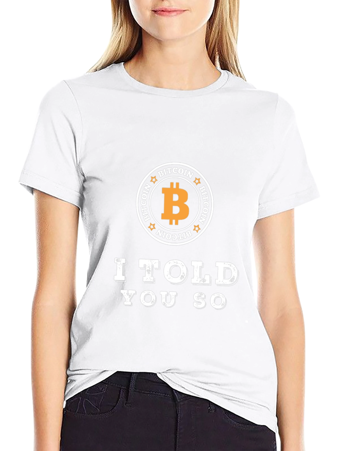 Bitcoin I Told You So Black Graphic T-Shirt