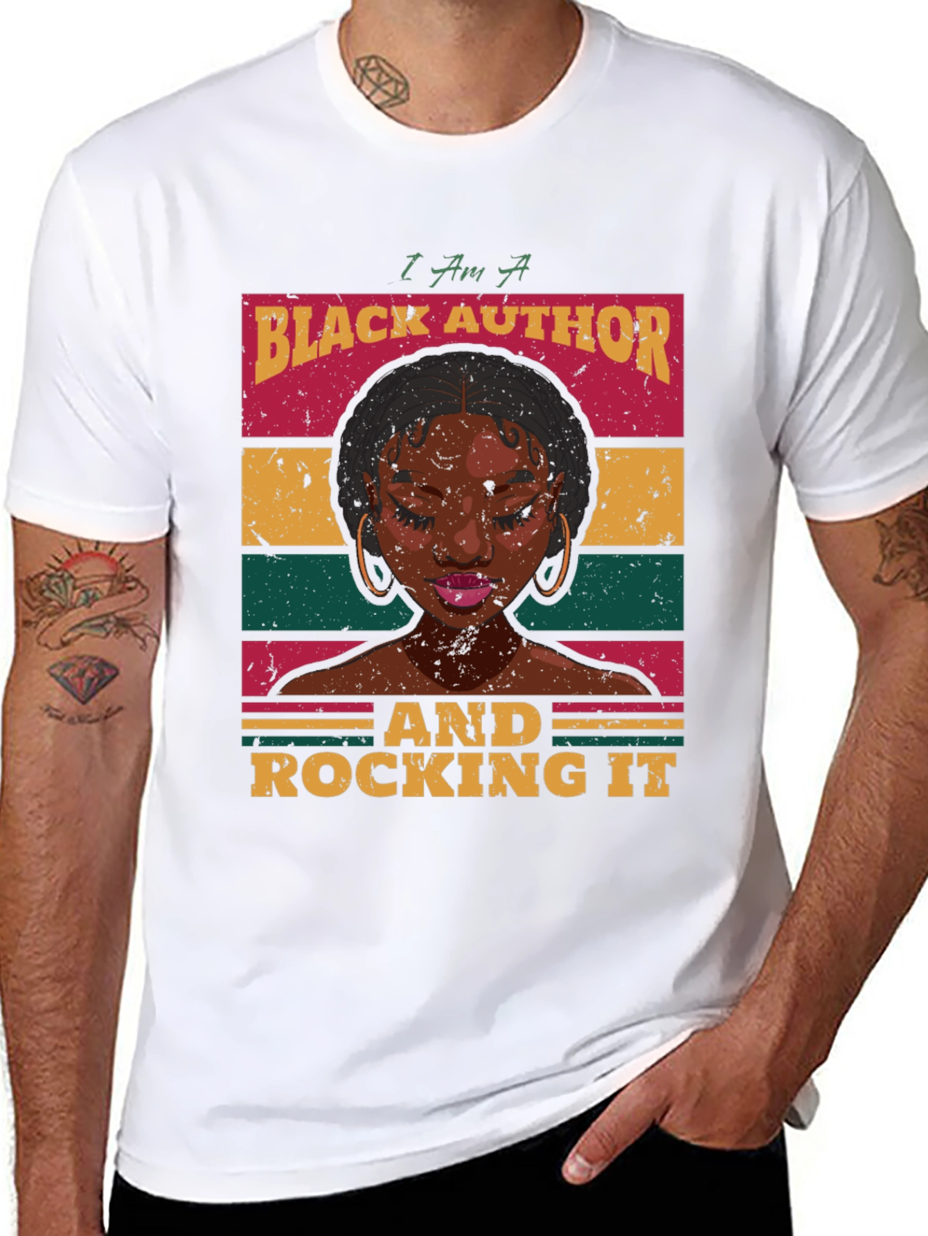Black Author Rocking It T-Shirt