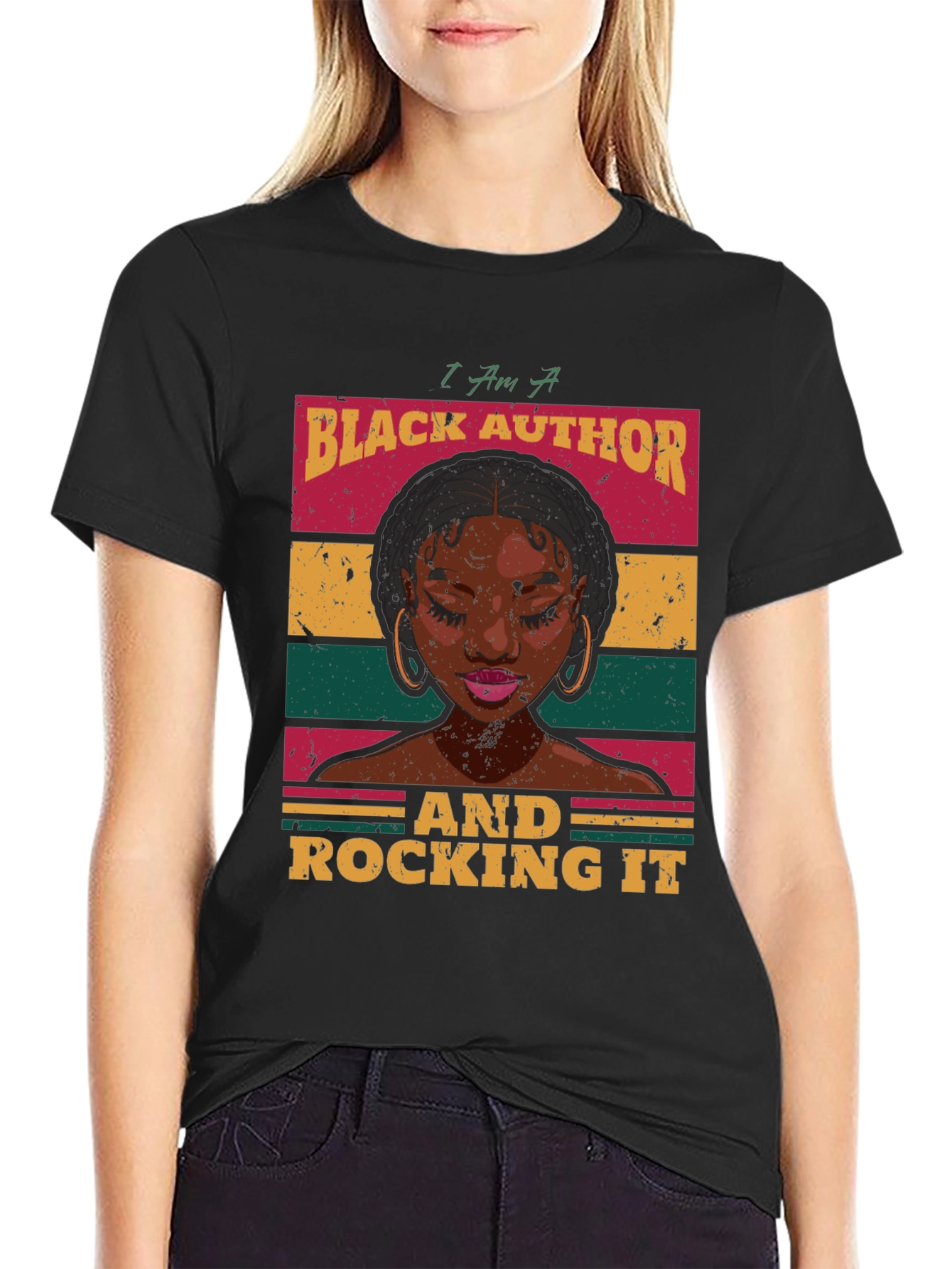 Black Author Rocking It T-Shirt