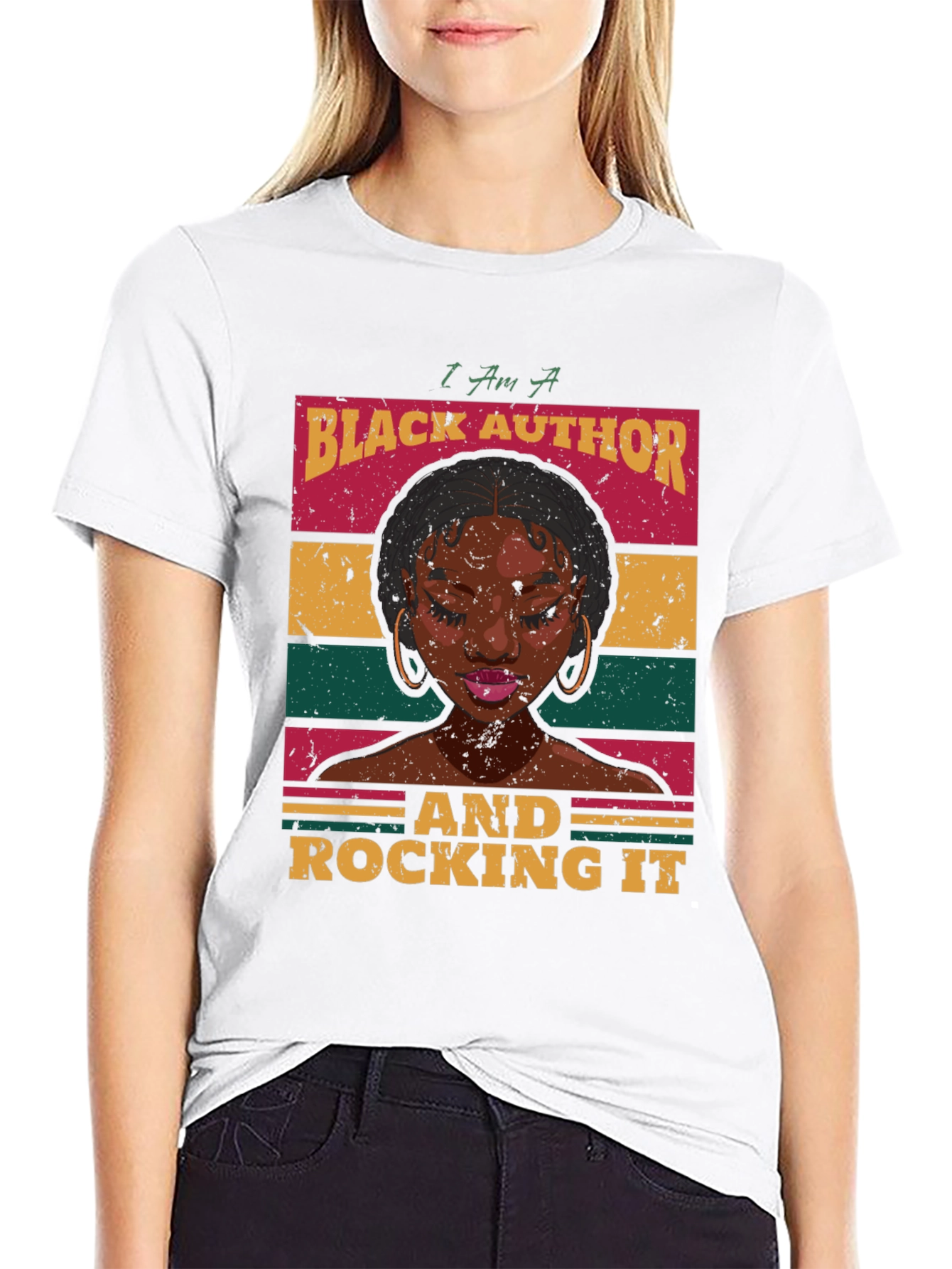 Black Author Rocking It T-Shirt