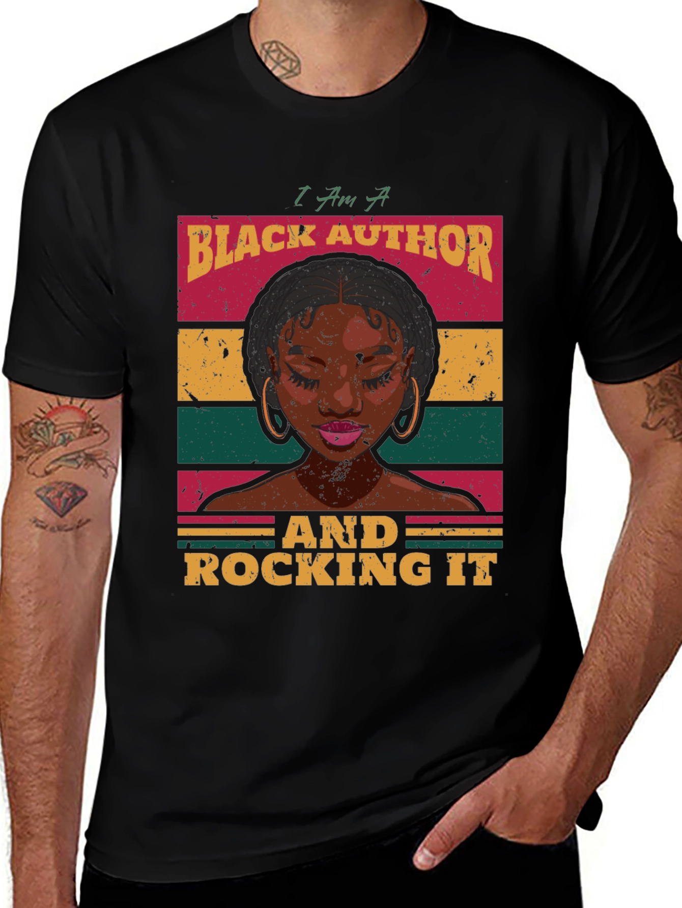 Black Author Rocking It T-Shirt