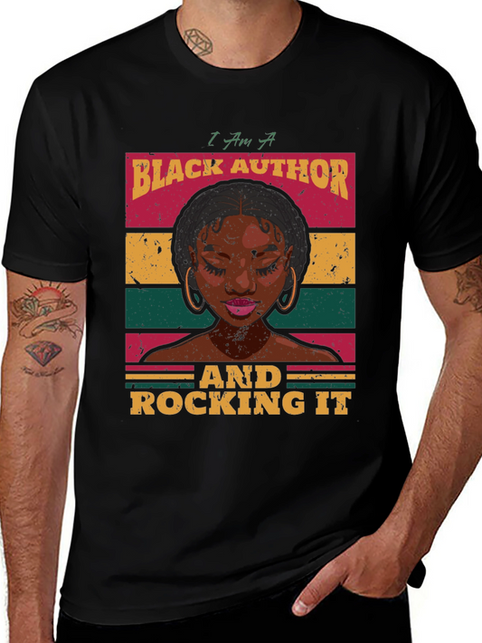 Black Author Rocking It T-Shirt