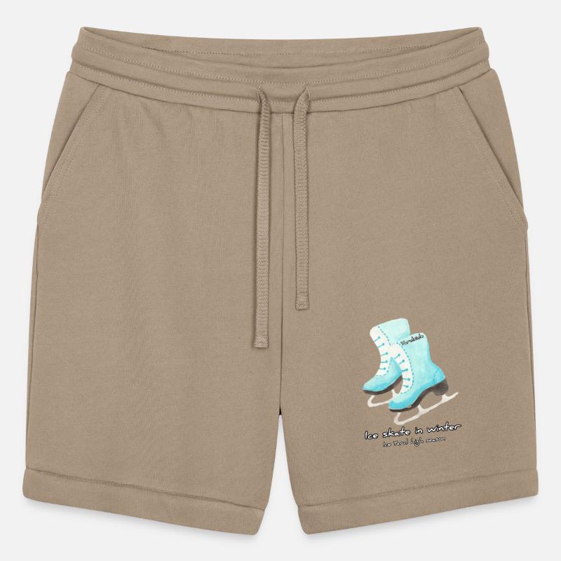 Ice skate in Winter Yardside font logo white