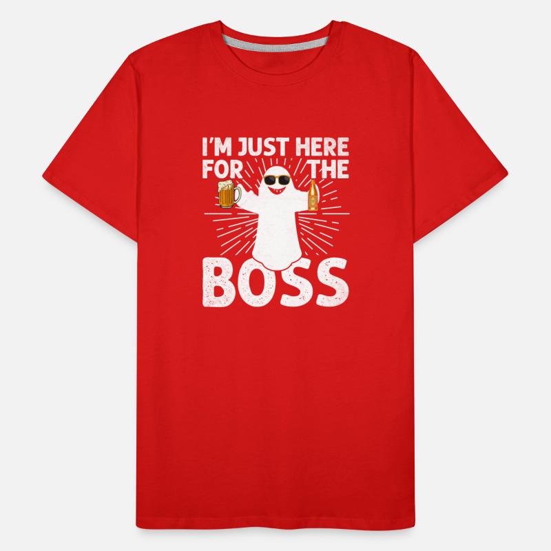 I'm Just Here For the Boss Funny Halloween Day