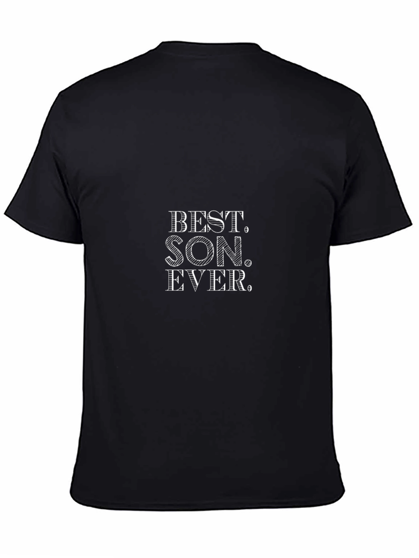 Best Son Ever T-Shirt - Black Cotton Tee
