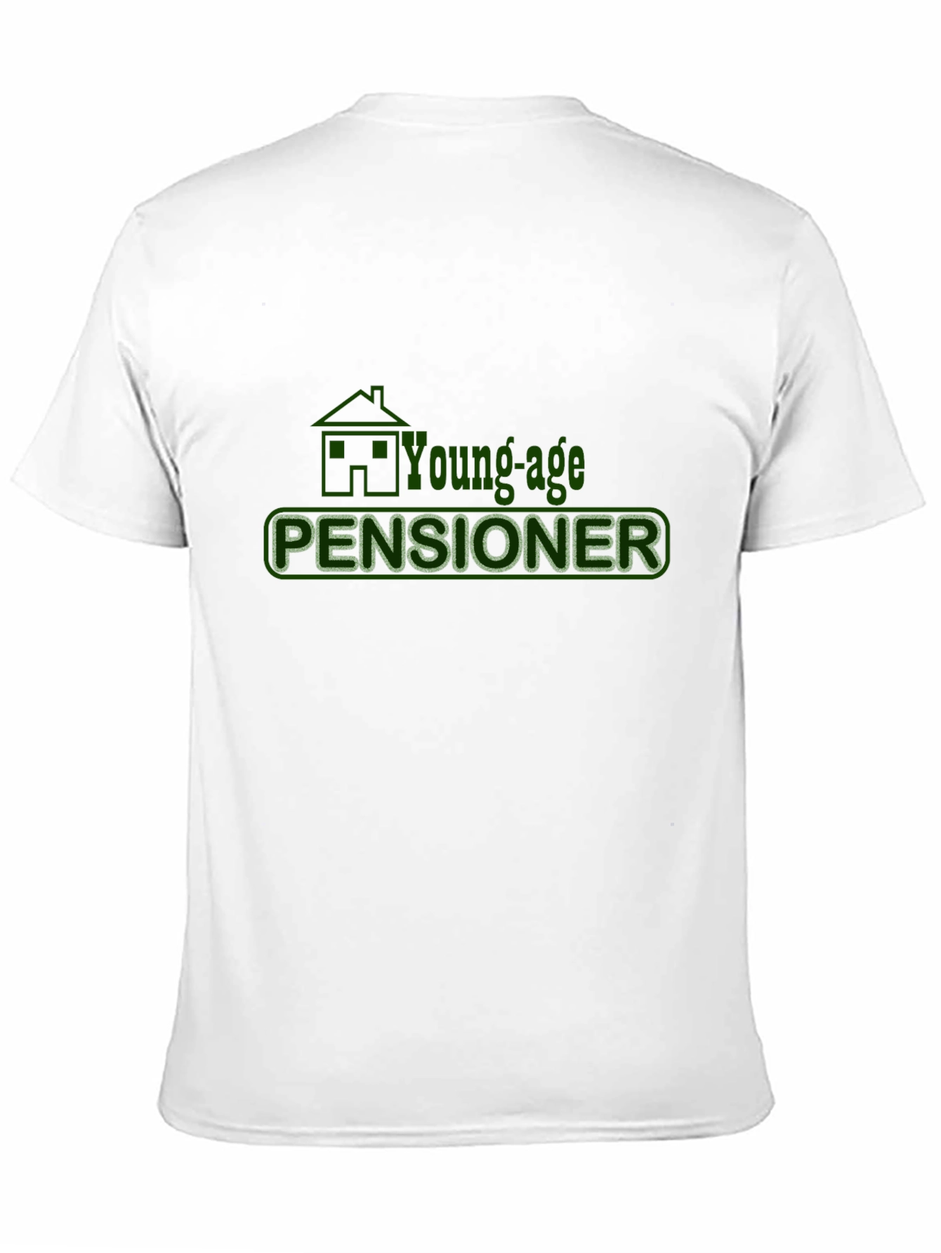 Young-age Pensioner Black T-Shirt