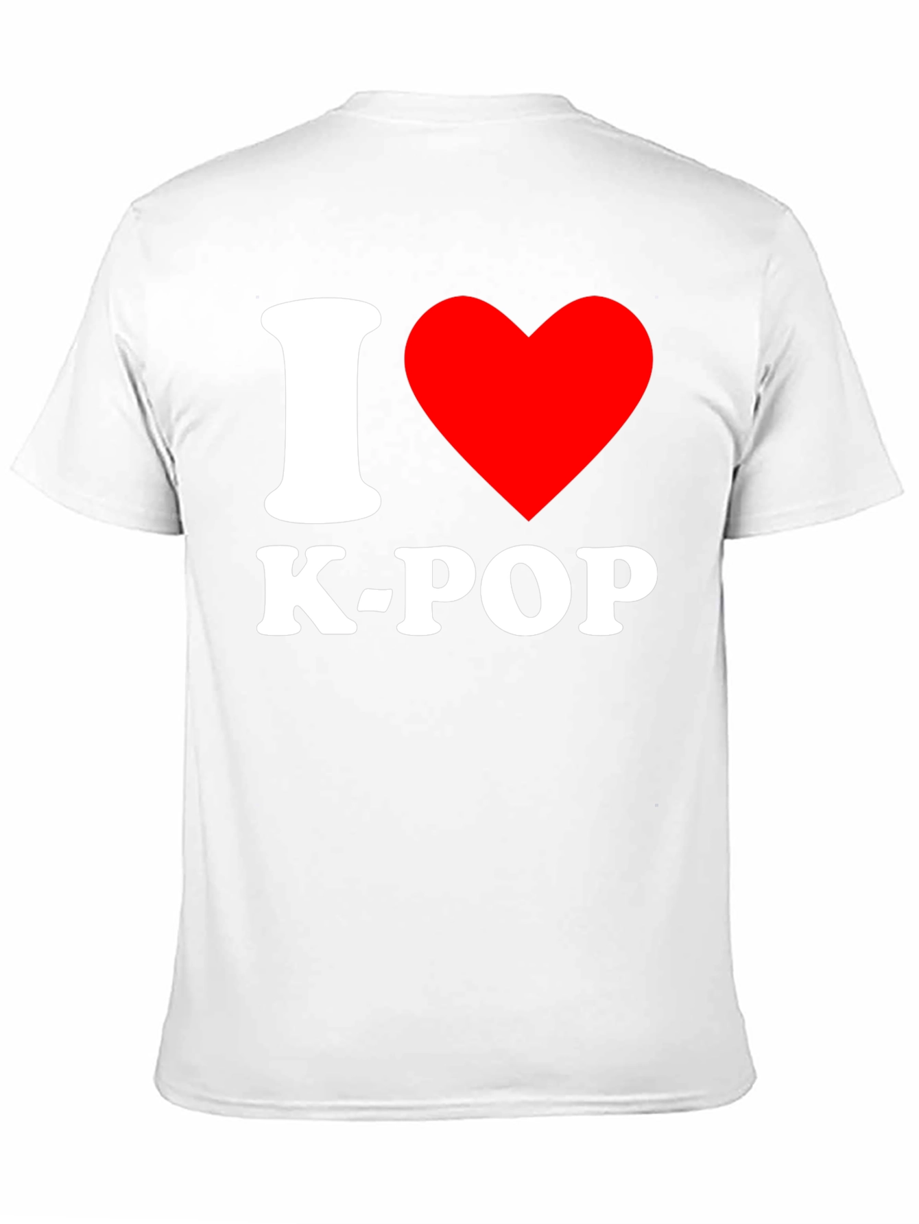 I Love K-POP T-Shirt - Black Crew Neck Tee