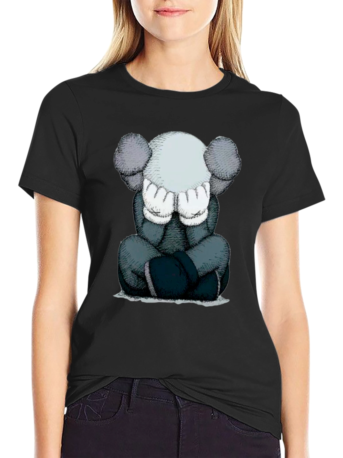 KAWS Inspired Graphic T-Shirt