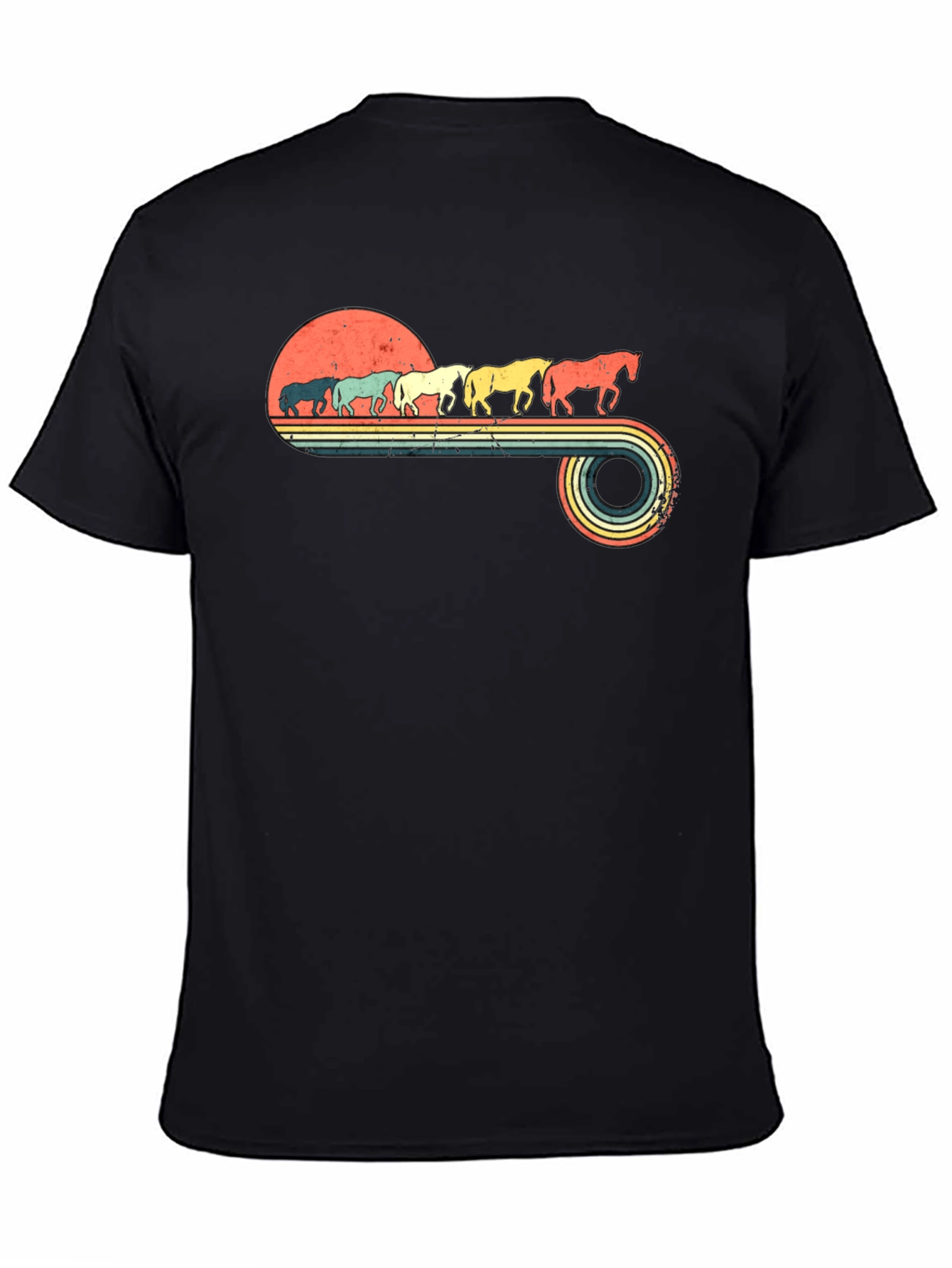 Retro Horse Sunset T-Shirt