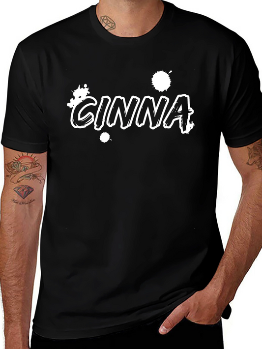 CINNA Graphic Tee - Trendy Black T-Shirt