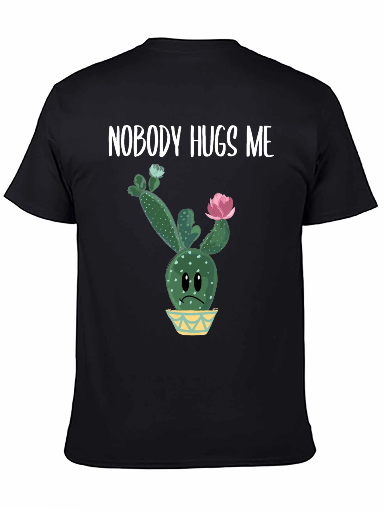 Nobody Hugs Me Cactus Graphic Tee - Unisex