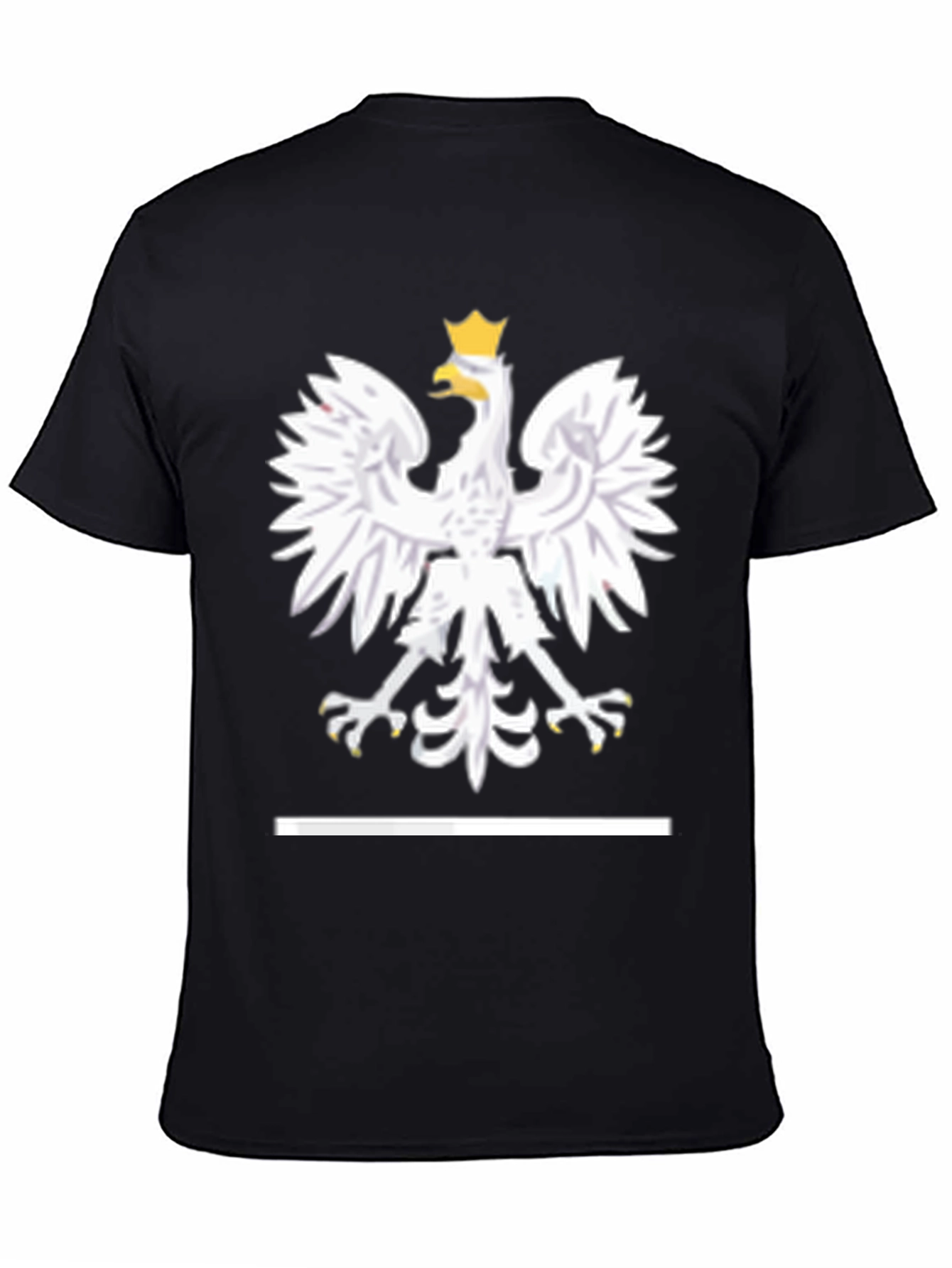 Poland Eagle Crest T-Shirt - Stylish Black Tee
