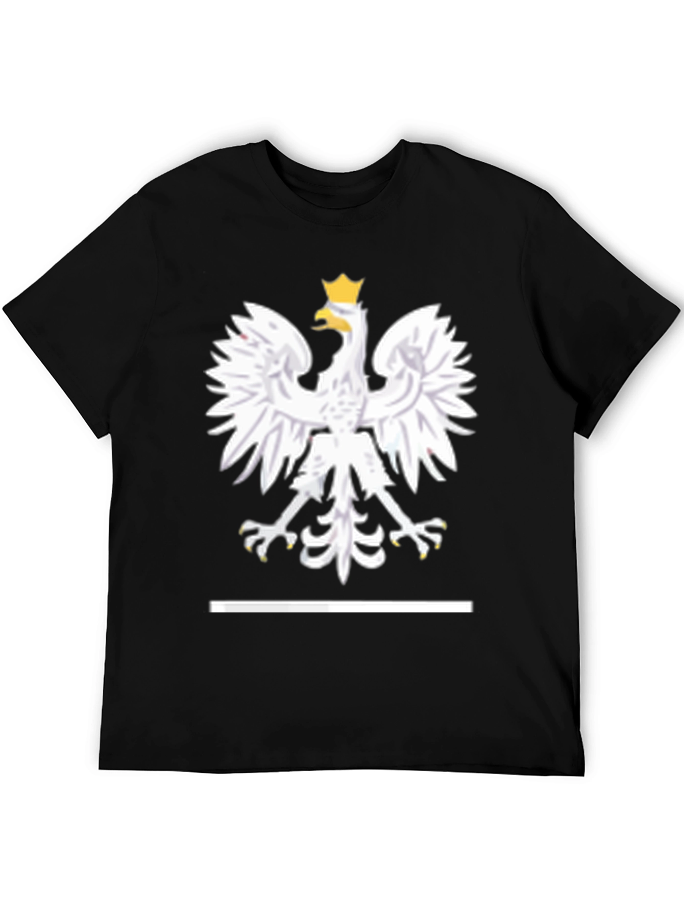 Poland Eagle Crest T-Shirt - Stylish Black Tee
