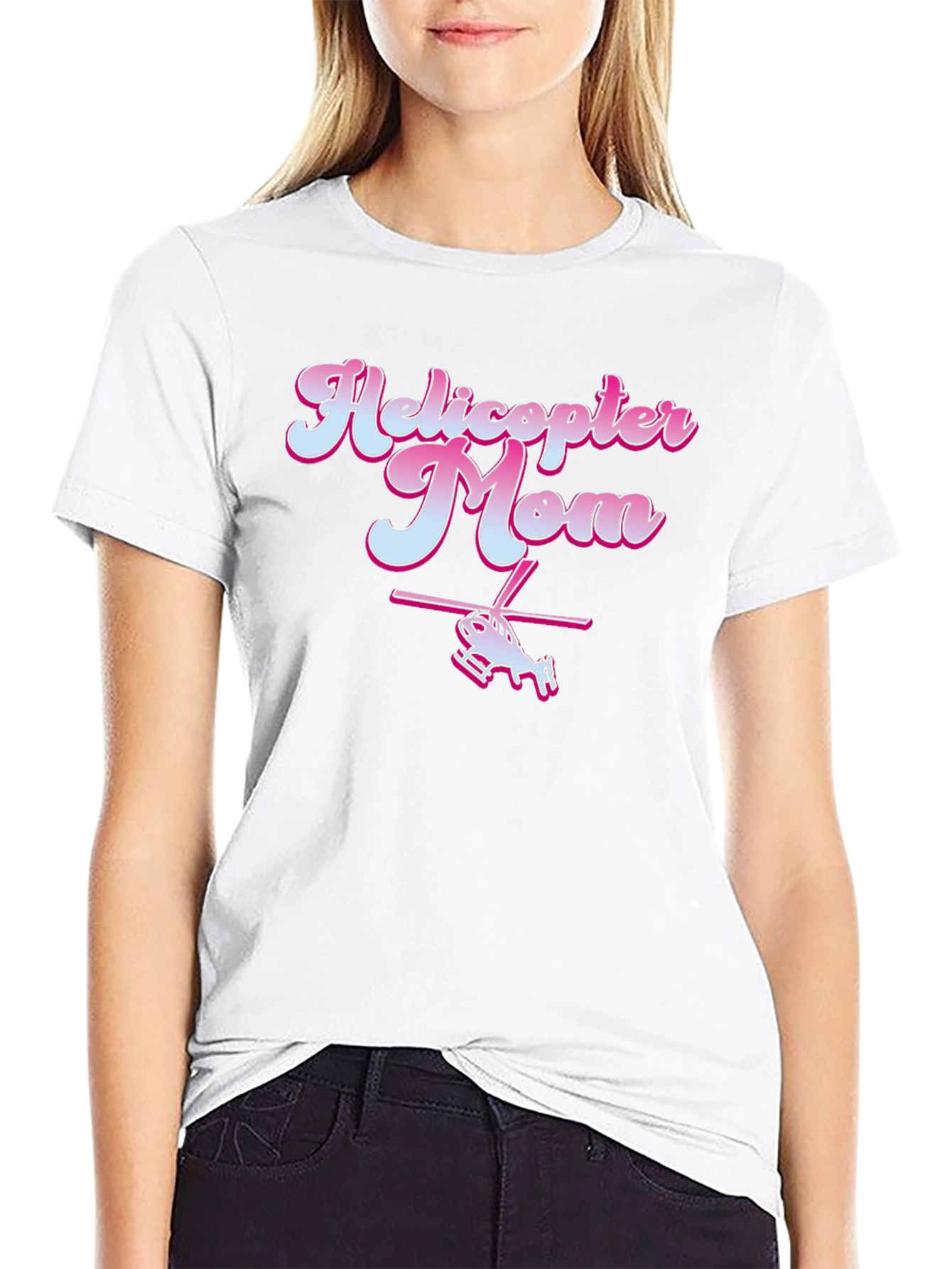 Helicopter Mom Graphic Tee - Black T-Shirt