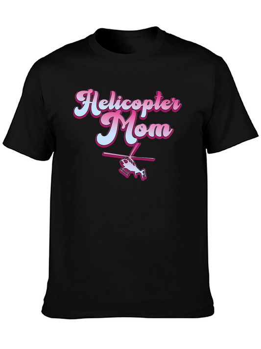 Helicopter Mom Graphic Tee - Black T-Shirt