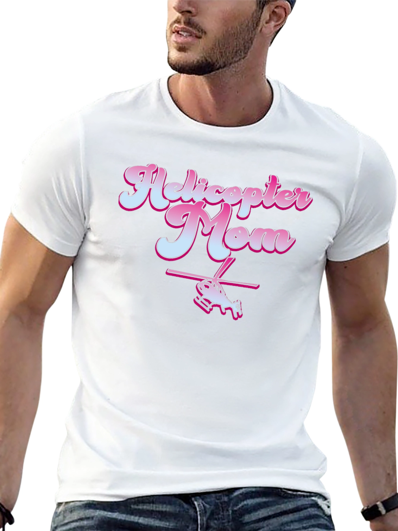 Helicopter Mom Graphic Tee - Black T-Shirt