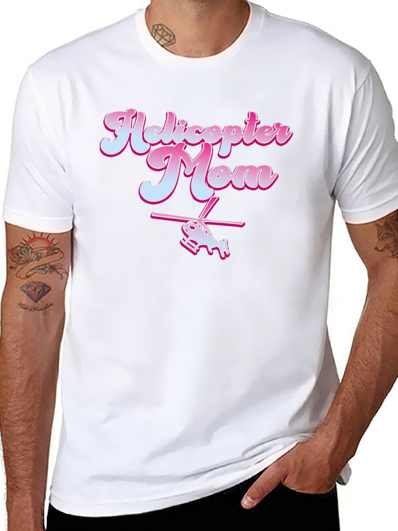 Helicopter Mom Graphic Tee - Black T-Shirt