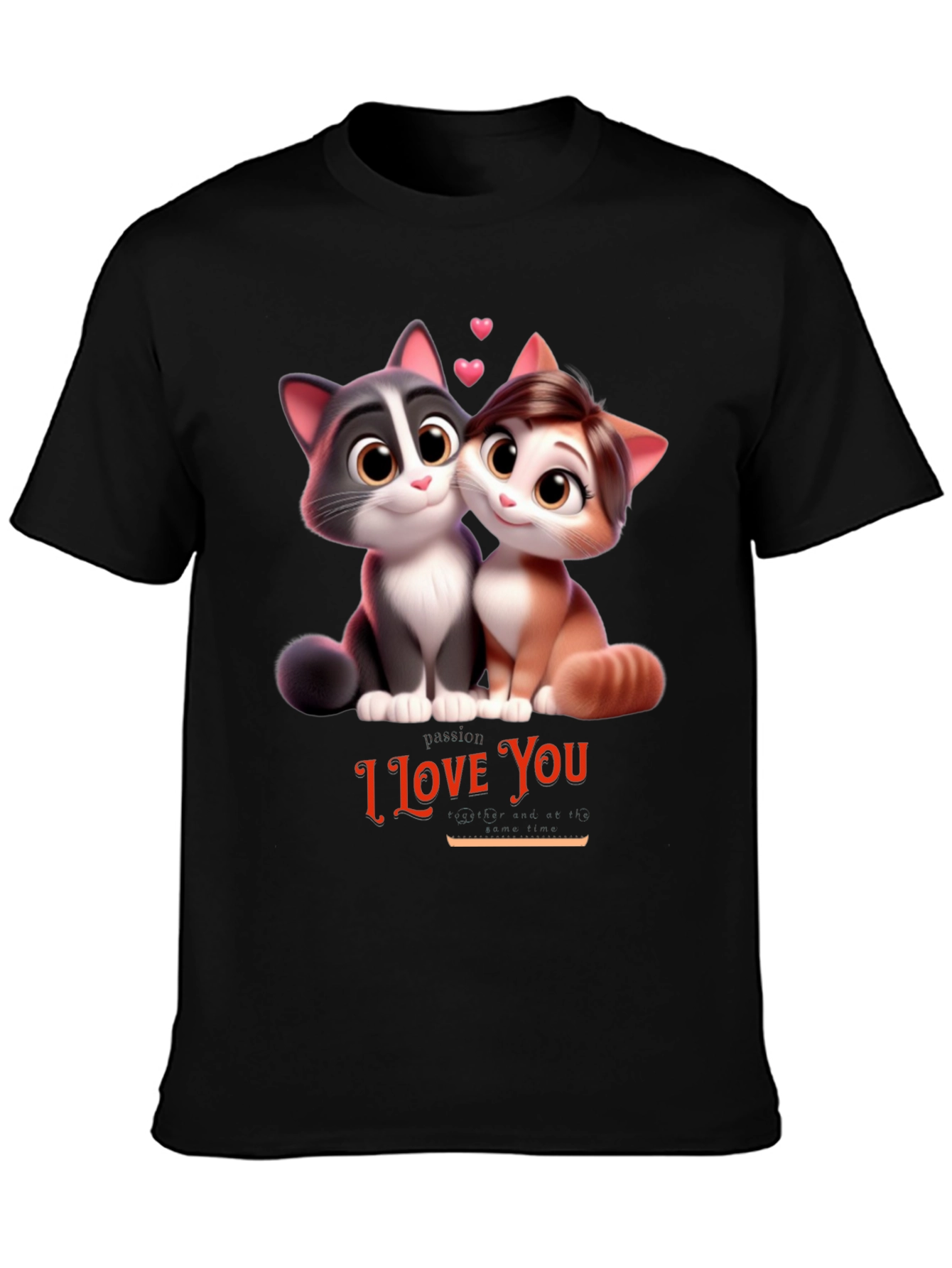 I Love You Cats T-Shirt