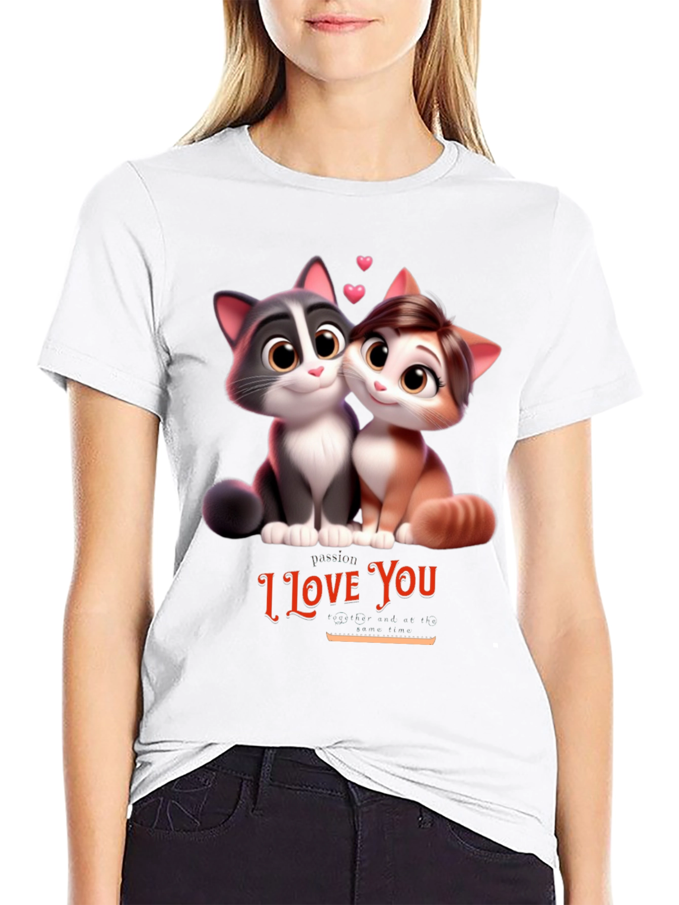 I Love You Cats T-Shirt