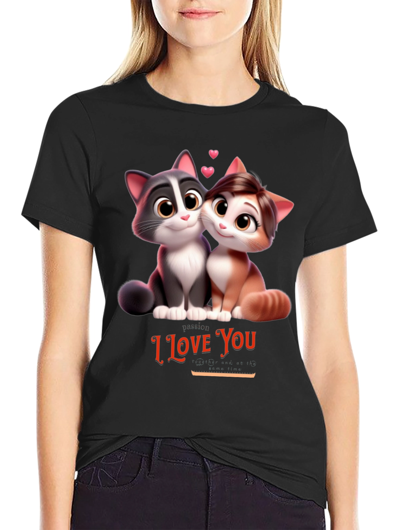 I Love You Cats T-Shirt