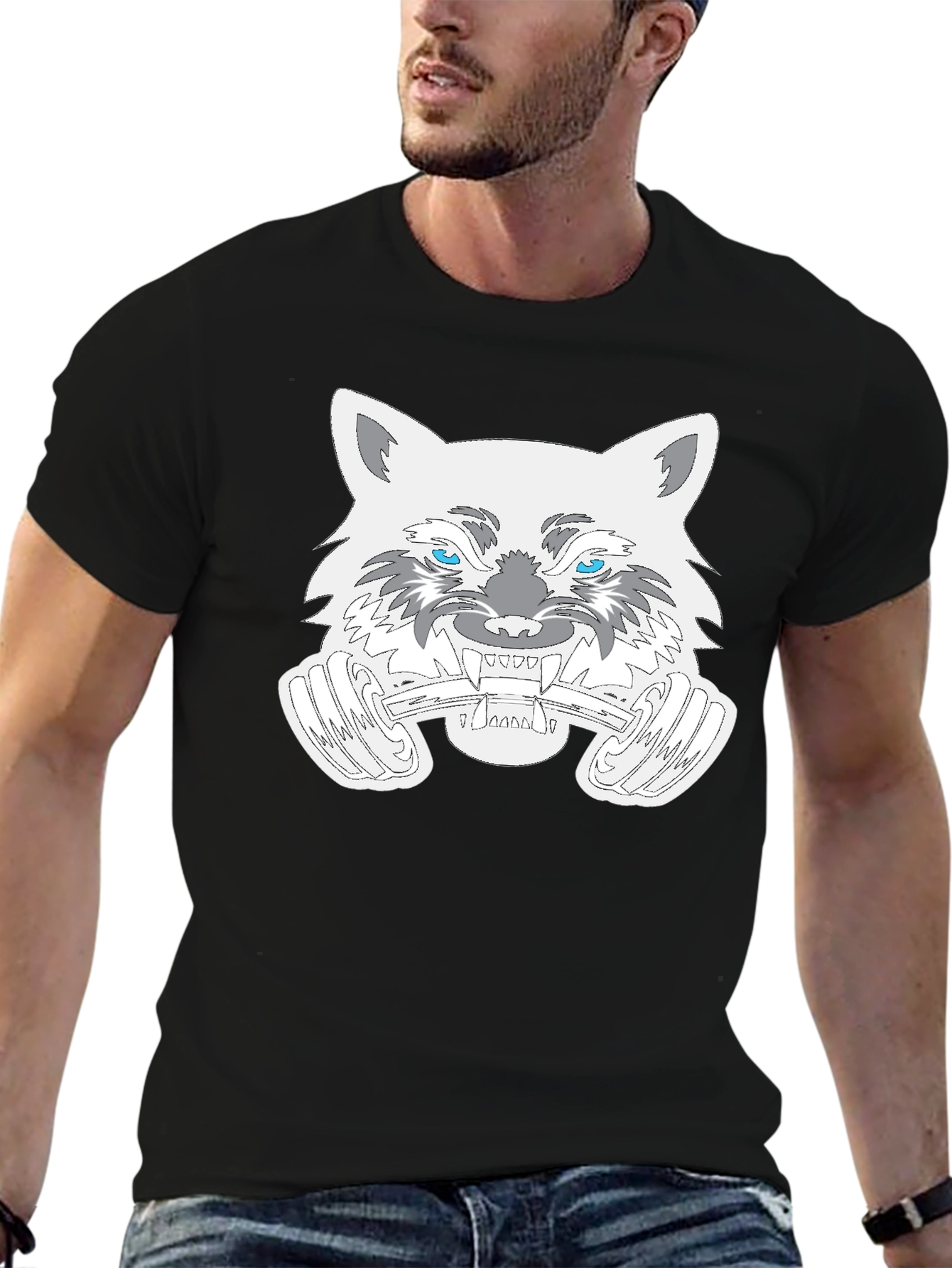 Raccoon Gym T-Shirt: Beast Mode Activated