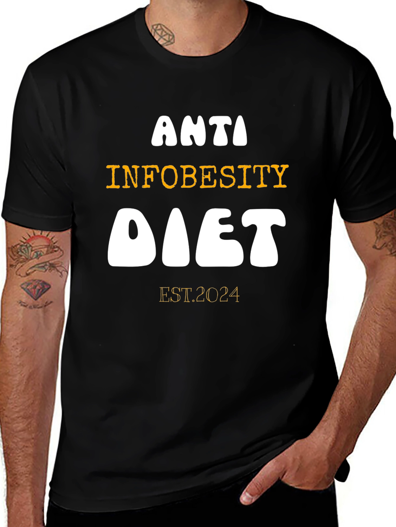 Anti-Infobesity Diet T-Shirt Est. 2024