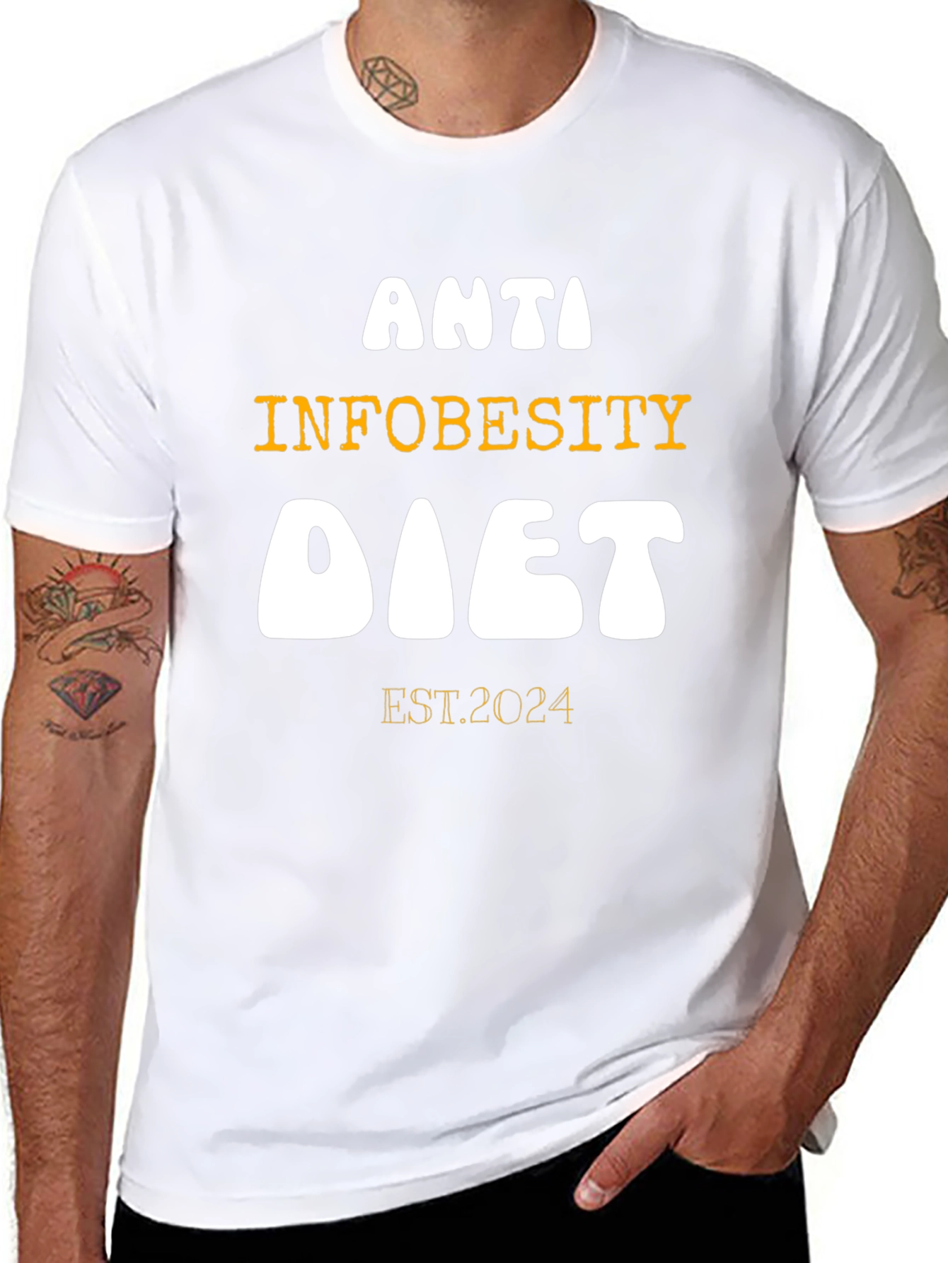 Anti-Infobesity Diet T-Shirt Est. 2024