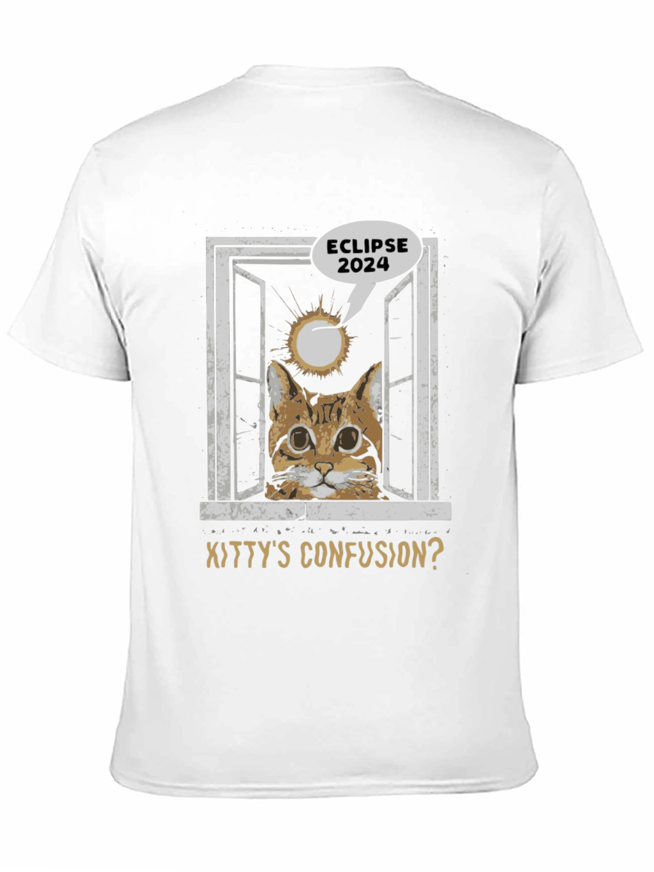 Eclipse 2024 Kittys Confusion Graphic Tee
