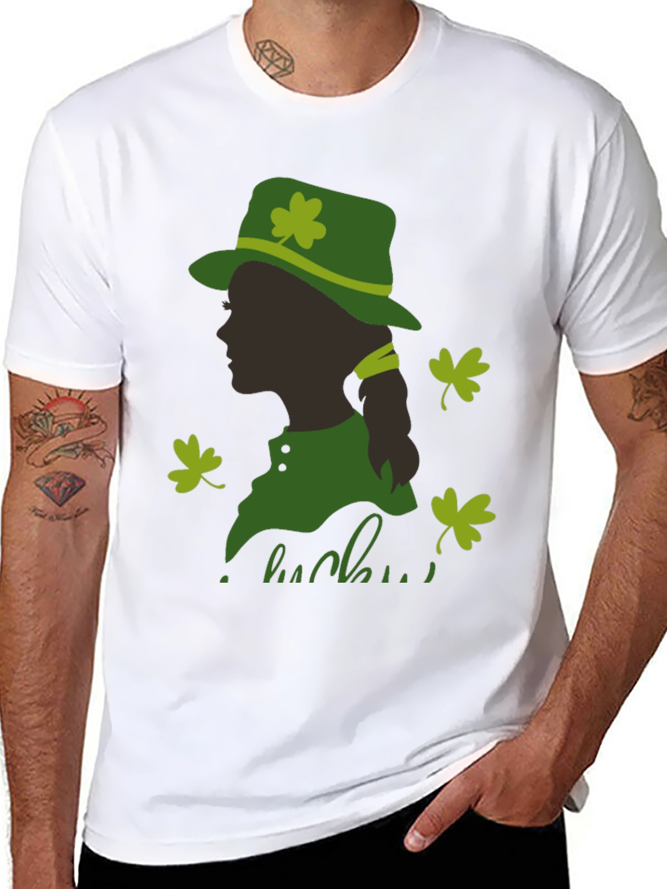 Lucky St. Patricks Day Graphic Tee
