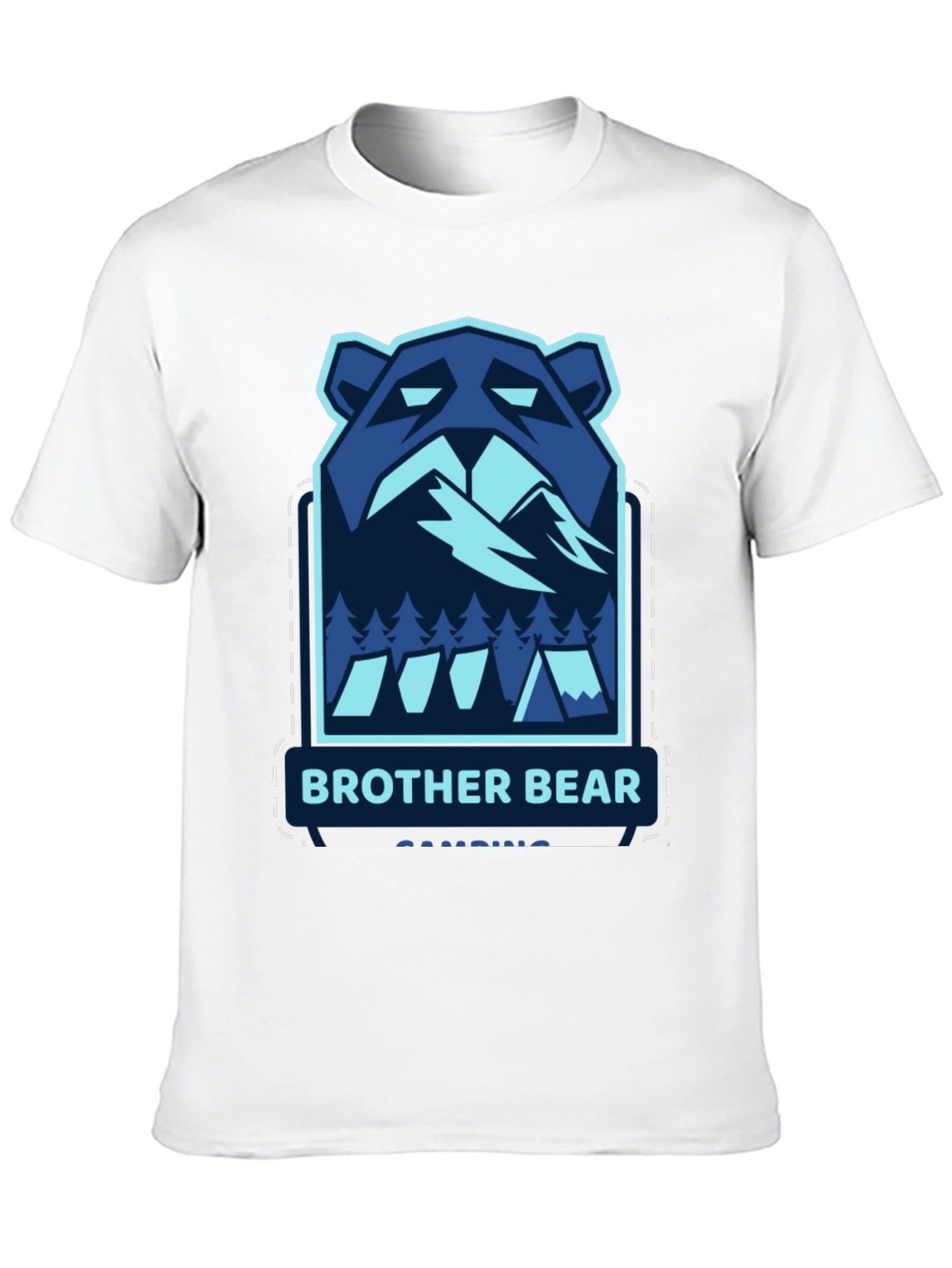 Brother Bear Camping Graphic T-Shirt