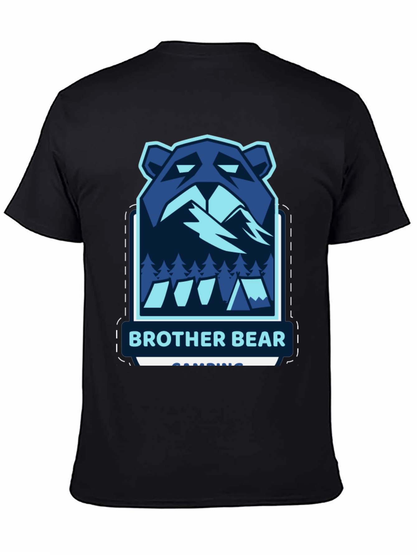 Brother Bear Camping Graphic T-Shirt