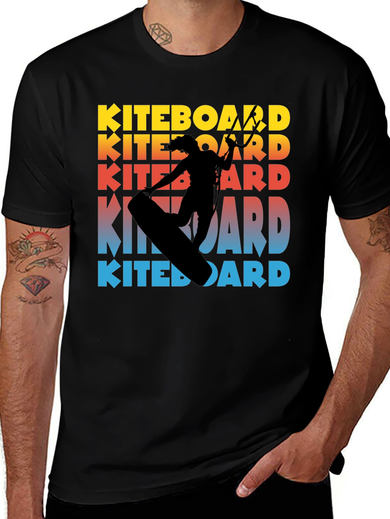 Kiteboard T-Shirt Cool Water Sport Tee