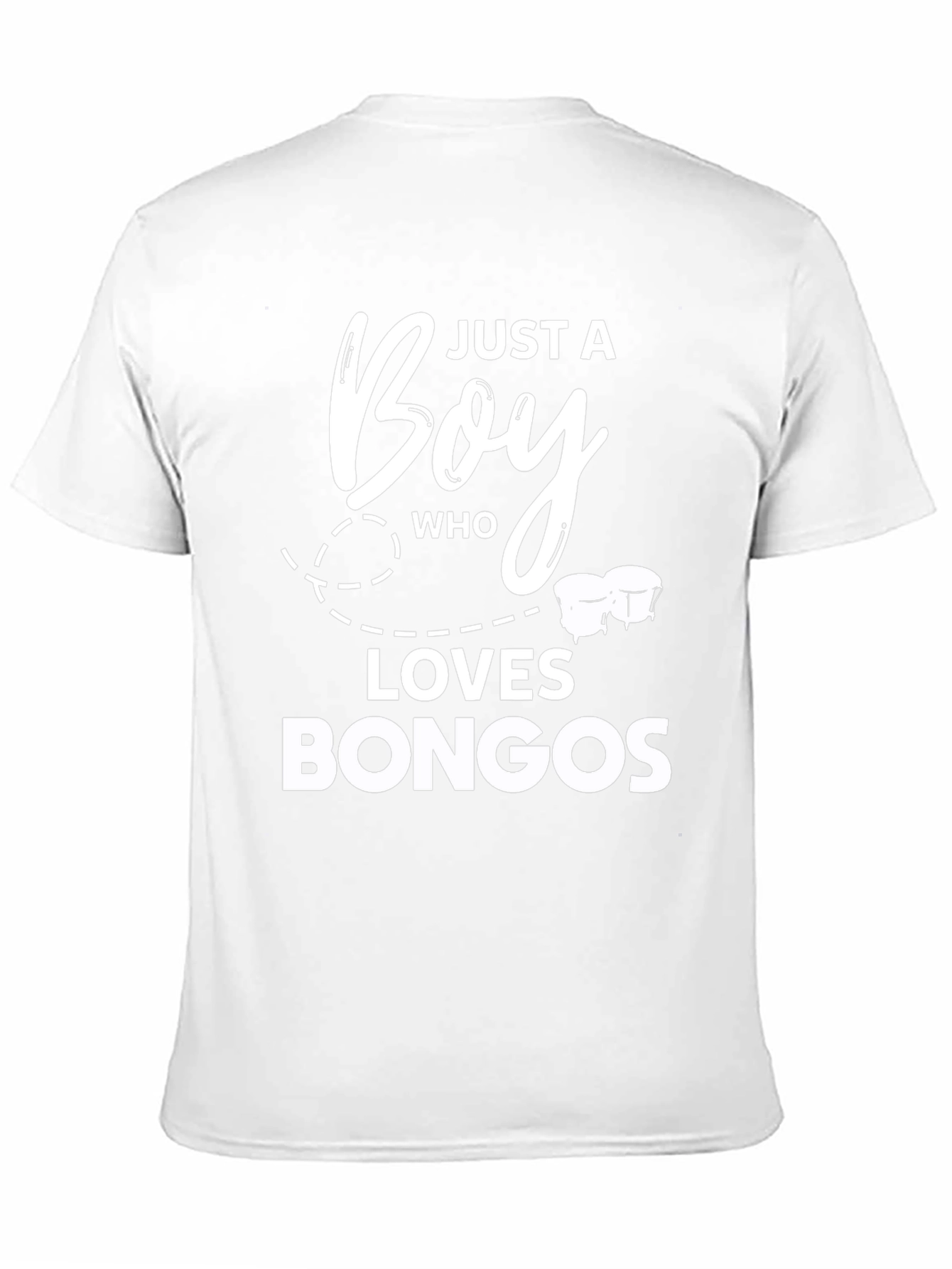 Boy Who Loves Bongos T-Shirt - Music Lover Tee