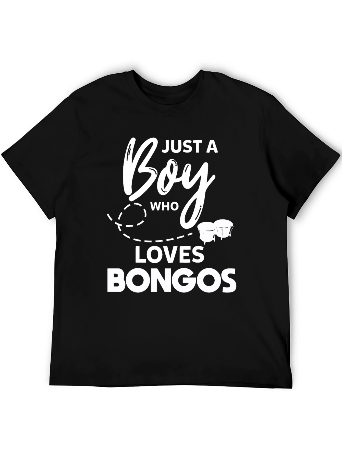 Boy Who Loves Bongos T-Shirt - Music Lover Tee