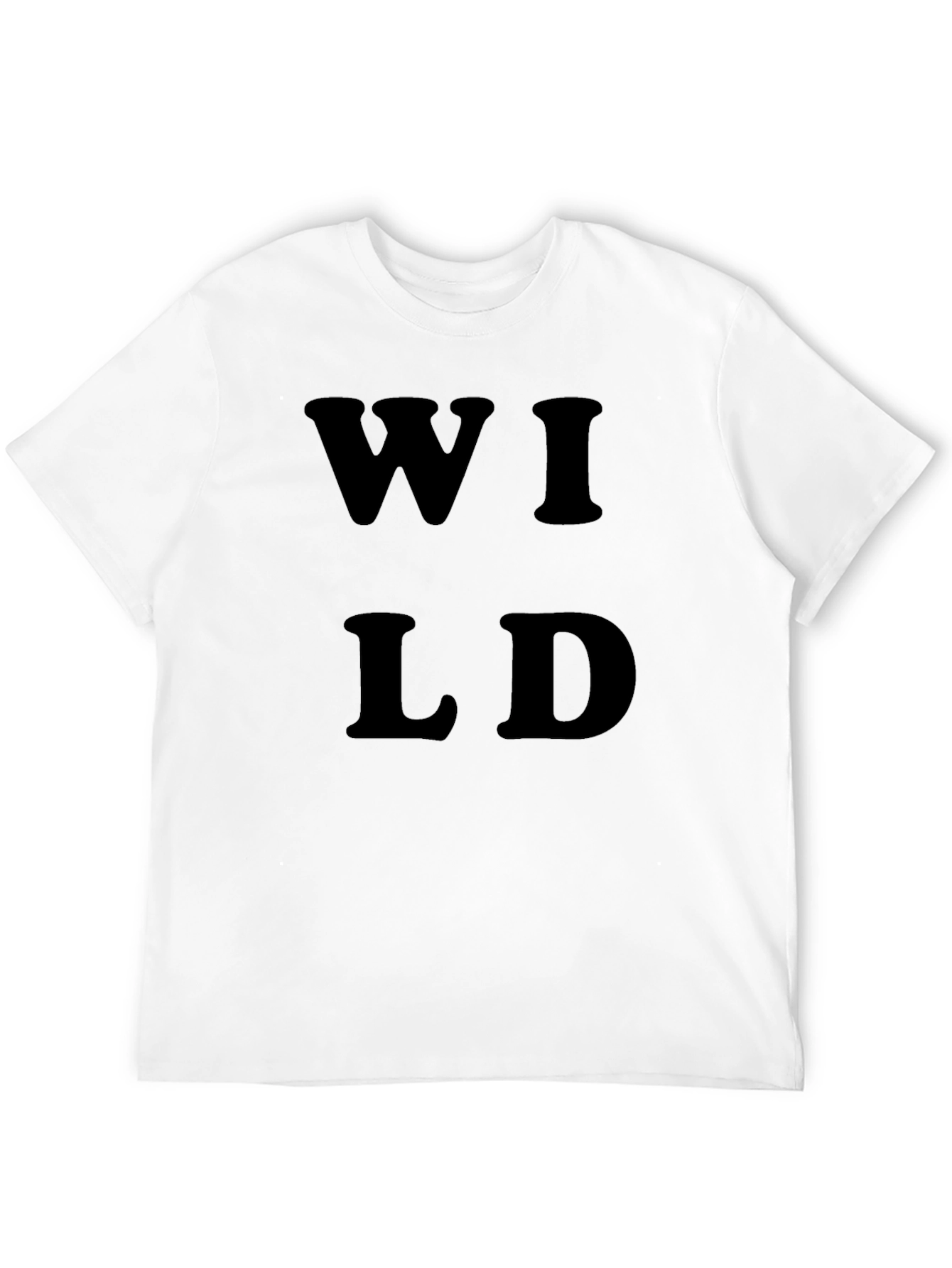 Wild Graphic Tee - Mens Black T-Shirt