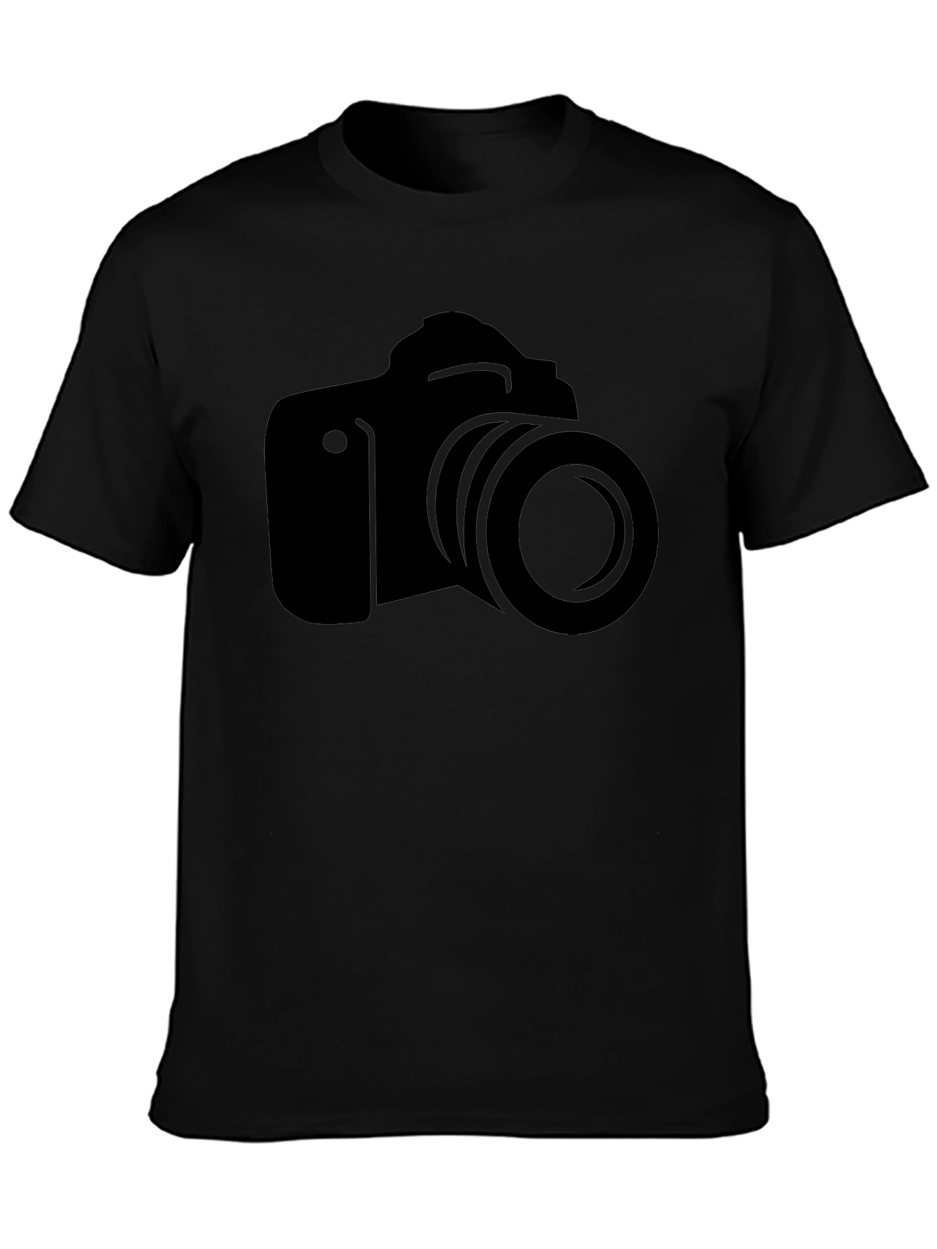 Camera Graphic Black T-Shirt