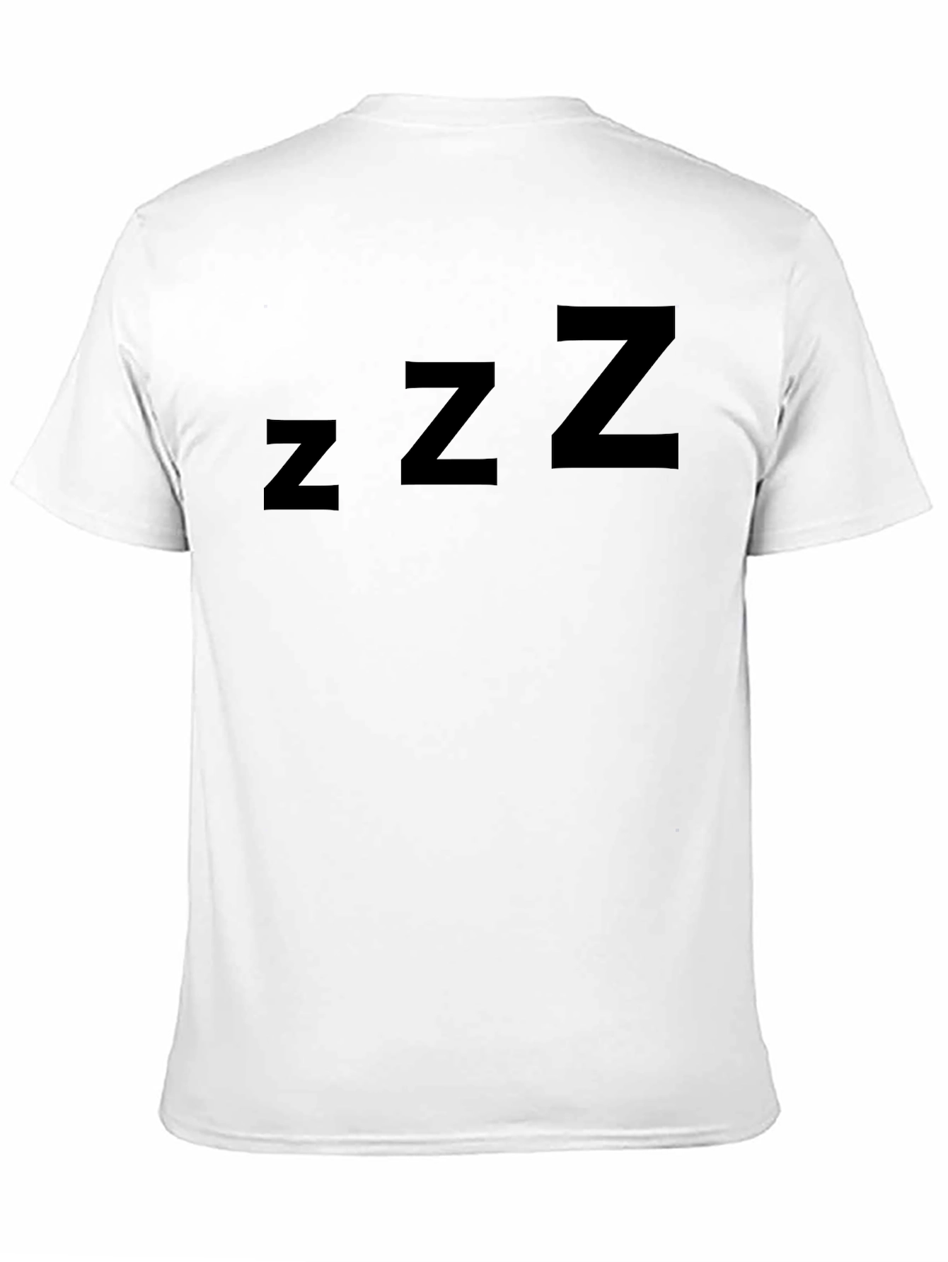 Zzz Graphic Tee - Comfortable Black T-Shirt